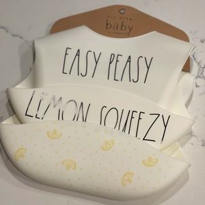 Rae Dunn Baby Silicone Bibs Home